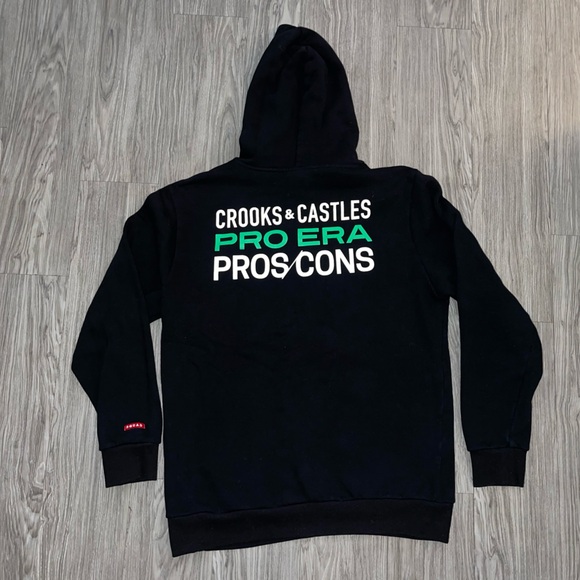 CROOKS & CASTLES PRO ERA Hoodie L MERCH TOUR JOEY BADASS BROOKLYN RAP HIP HOP - Picture 7 of 10
